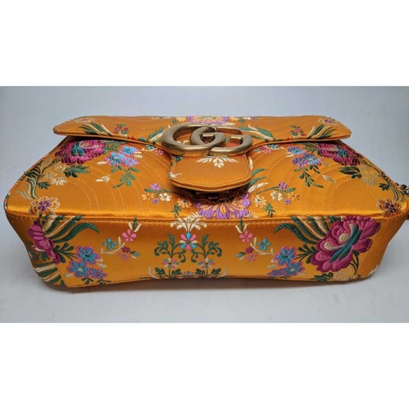 SOLD Gucci Marmont Floral Jacquard Shoulder Bag - Picture 3 of 8